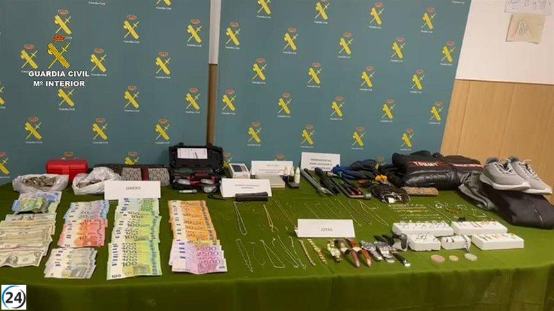 Banda delictiva responsable de 150 asaltos en el norte de España, incluyendo Galicia, es desmantelada