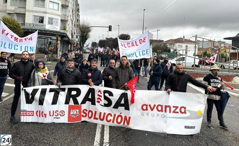 Huelga indefinida en concesionaria de autobuses de Vigo: trabajadores rechazan preacuerdo