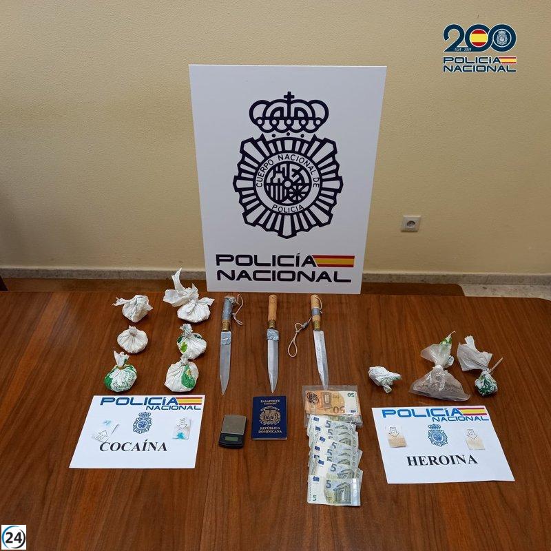 Operativo policial en Ourense: cinco arrestos y narcocasa desmantelada