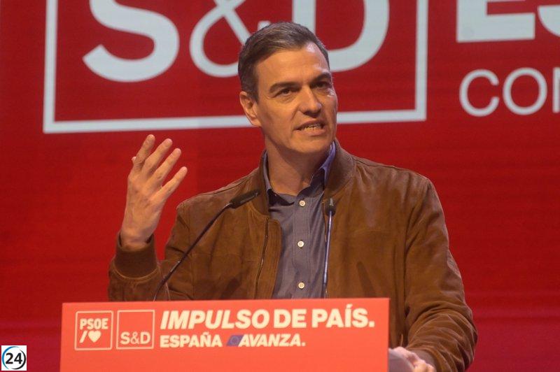 Sánchez destaca la importancia de Besteiro para liderar el cambio y garantiza la prosperidad de Galicia con Moncloa y Xunta