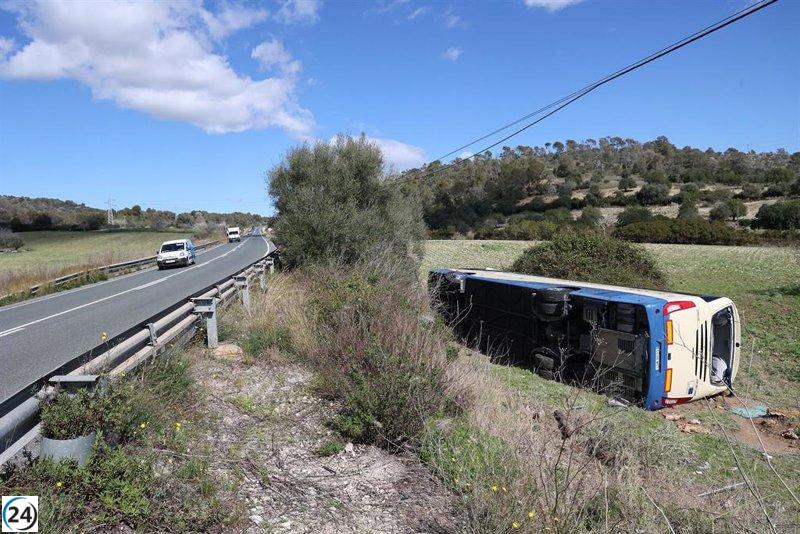 Un ciudadano de Lugo ingresado tras trágico accidente de autobús en Mallorca.