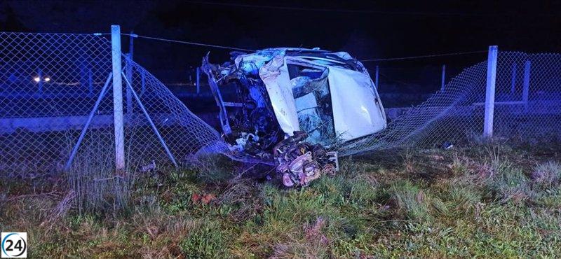Trágica muerte en accidente de tráfico en Verín: hombre de 51 años fallece en el percance.