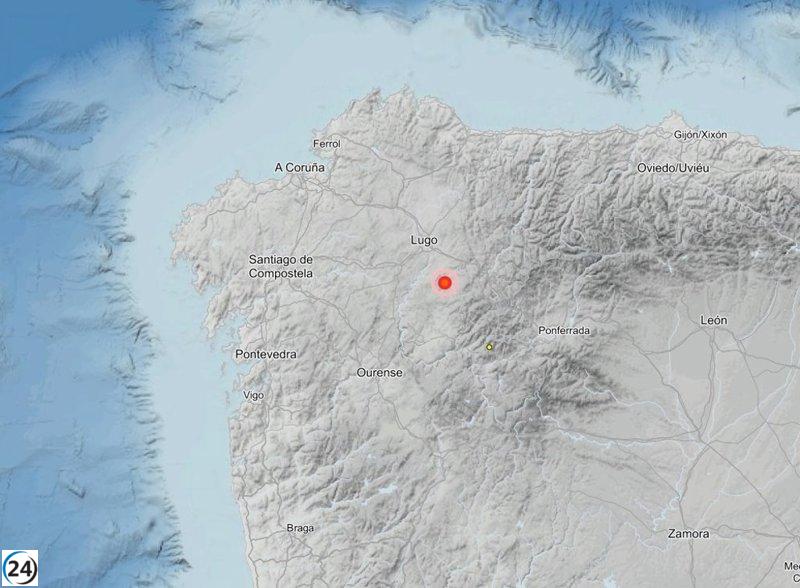Terremoto de magnitud 3,7 sacude Sarria (Lugo)