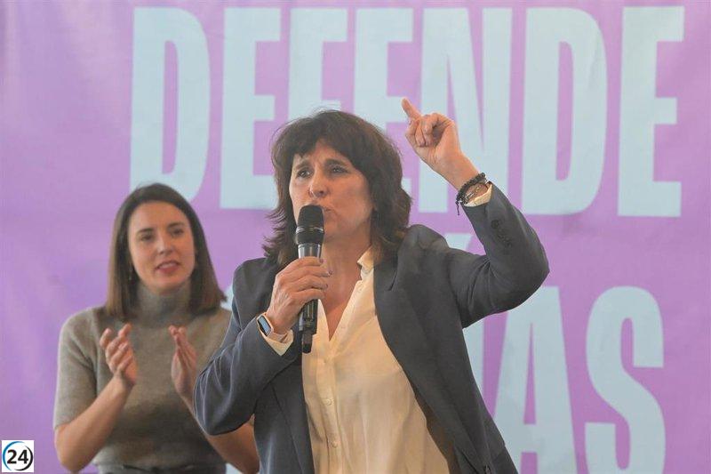 Isabel Faraldo, ex candidata a la Xunta de Podemos Galicia, designada como portavoz.