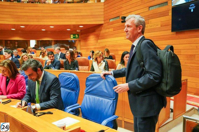 Rueda será investido presidente de Galicia por segunda vez la próxima semana con formación de nuevo Gobierno.