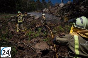 El incendio en Crecente ha sido controlado después de destruir 170 hectáreas.
