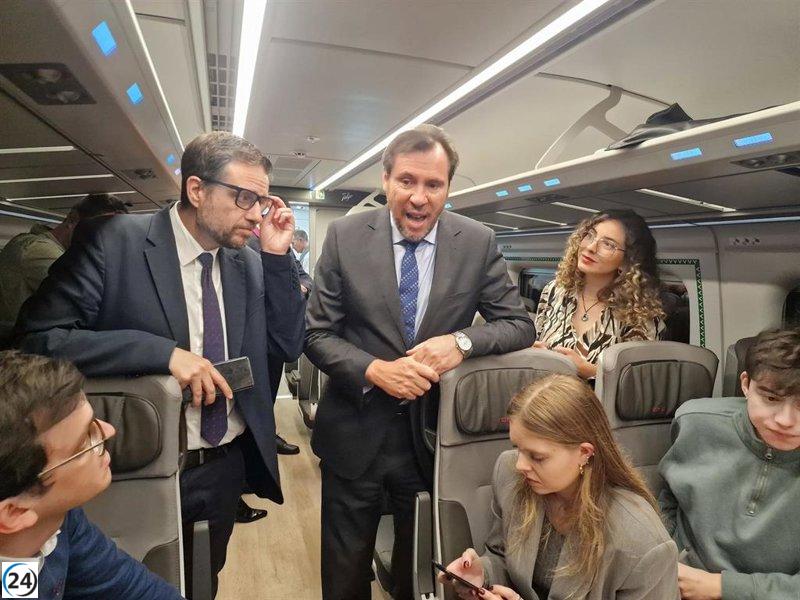 Puente garantiza más conexiones para Galicia con trenes Avril y anuncia llegada inmediata del Avlo.