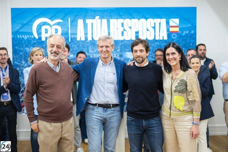 Rueda destaca rotundo triunfo del PP en Galicia y resalta victoria de Feijóo.