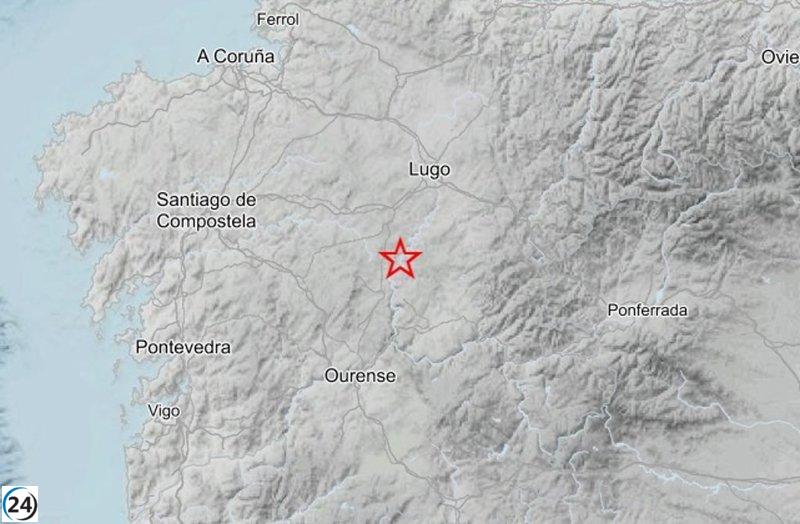 Sismo de magnitud 3 sacude Taboada, en Lugo.
