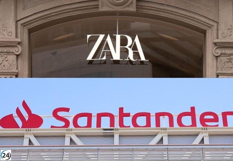 Zara y Santander, las únicas marcas españolas entre las más valiosas del mundo según Interbrand.