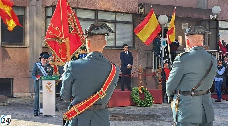 El delegado del Gobierno pide a la Guardia Civil luchar contra la violencia machista.