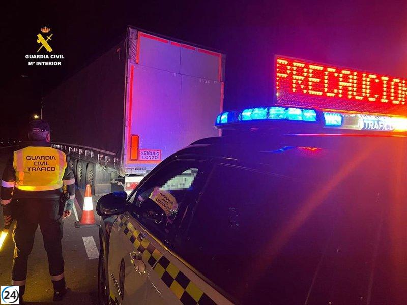 Capturan en Ordes a camionero con siete veces más de alcohol en sangre permitido.