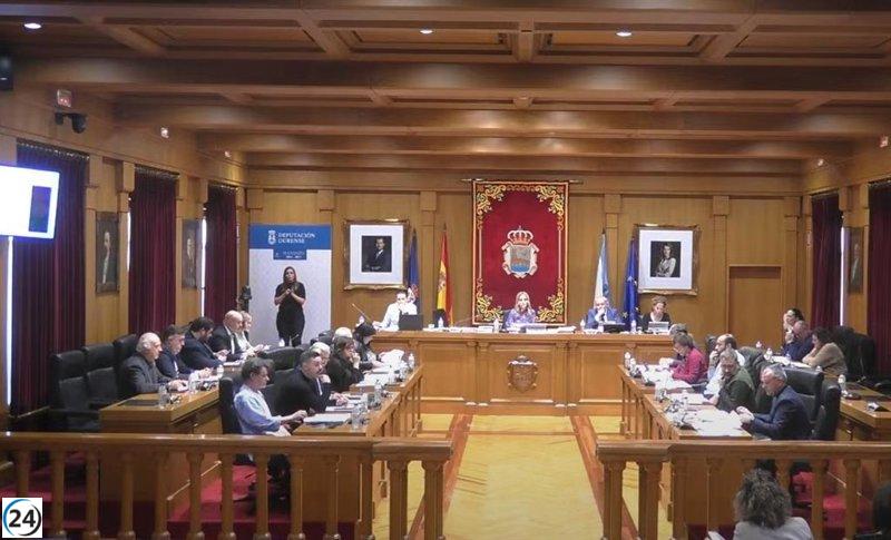 PSOE y D.O. se abstienen y allanan el camino para los presupuestos de la Diputación de Ourense.