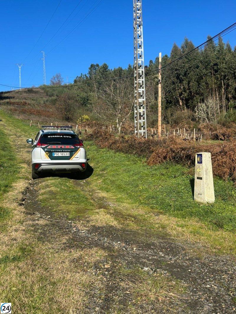 Encuentran a un peregrino desaparecido en el Camino de Invierno en Quiroga, Lugo.