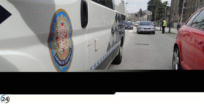 Dos policías de Santiago resultan heridos al ser embestidos por un automóvil mientras regulaban un accidente.
