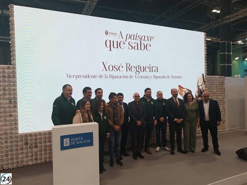 La Diputación de A Coruña destaca paisaje y gastronomía en su nueva campaña turística en Fitur.