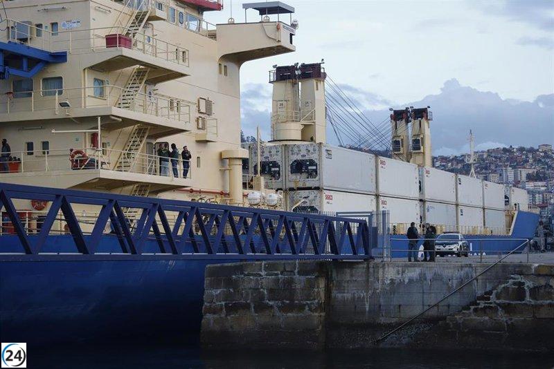 Inspección antidrogas en barco de Vigo no detecta sustancias ilegales.