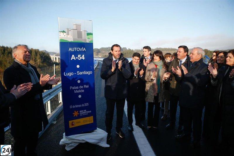 Se fragmentará el último tramo de la autovía Santiago-Lugo para habilitar una sección este verano.