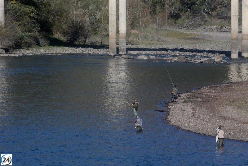 Comienza la temporada de pesca en ríos gallegos para más de 47,000 entusiastas habilitados.