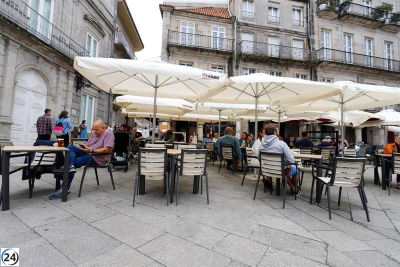 Crecimiento del 2,1% en el sector servicios gallego en febrero, pero inferior a la media nacional.