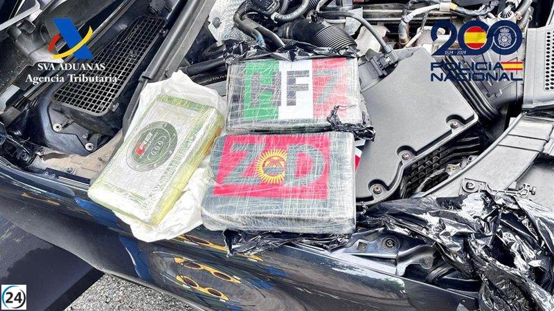 Detenidos en Vilagarcía y Pontevedra ocultaban droga en un apartamento seguro y utilizaban coches modificados.