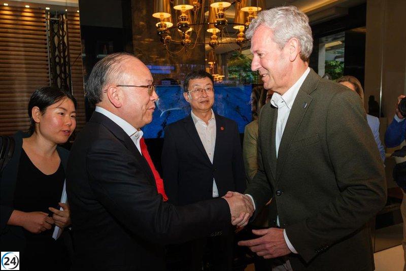 Rueda y líder de Citic Group analizan posibles alianzas entre Galicia y China.