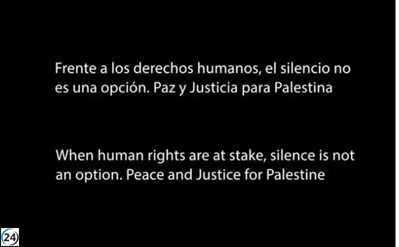 Pontón critica al PP por apoyar al Estado de Israel en lugar de condenar el genocidio.