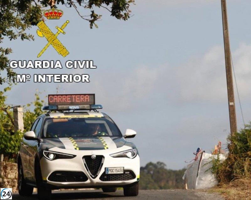 La Guardia Civil multa a 67 conductores en el rally de Pontevedra.