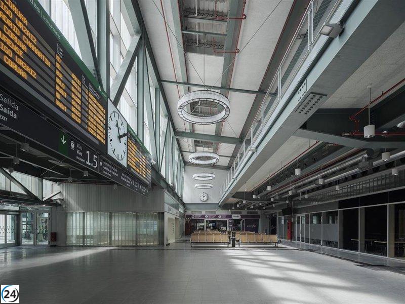 Inauguran este jueves la ampliación de la estación de tren de Santiago con un vestíbulo tres veces más amplio.
