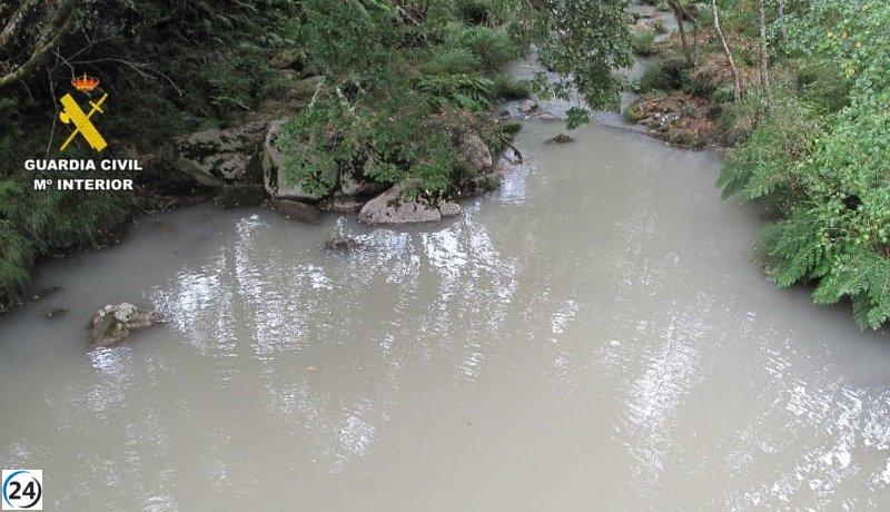 Minera bajo la lupa por contaminaciones persistentes en el río Cerves, Ourense.