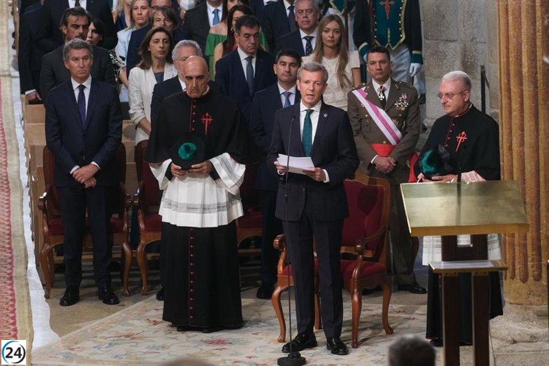 Rueda solicita al Apóstol restaurar la dignidad de una España afectada por conductas inadecuadas.