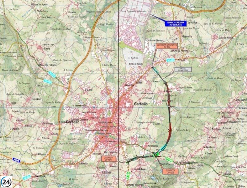 La Xunta da luz verde a la variante de Carballo con una inversión de 22 millones.
