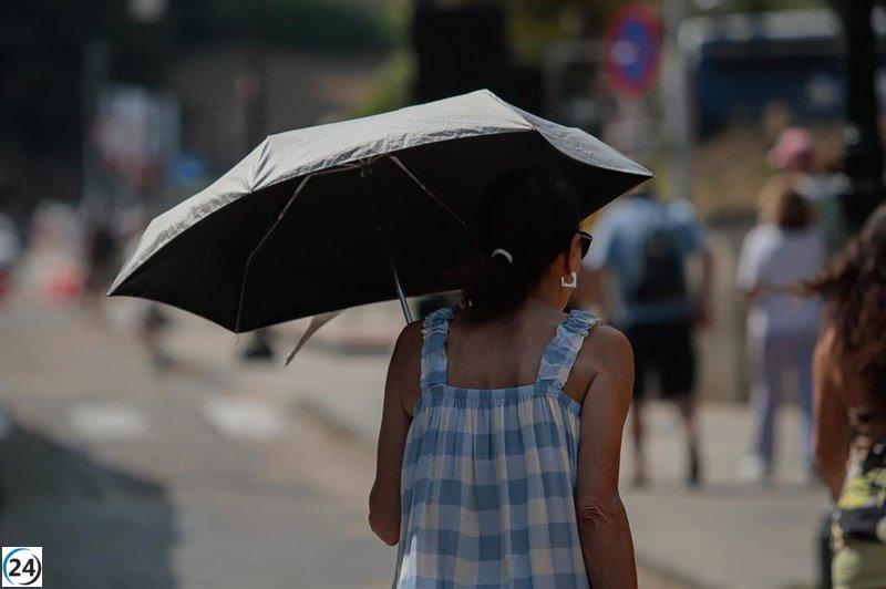 Ribadavia alcanza récord nacional con 42,8ºC este lunes.