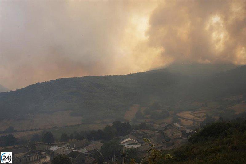 Se interrumpe nuevamente el AVE Galicia-Madrid por reactivación de incendios.