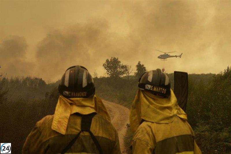 Refuerzos internacionales en Galicia: Bomberos de Francia y Finlandia se suman a la lucha contra incendios.
