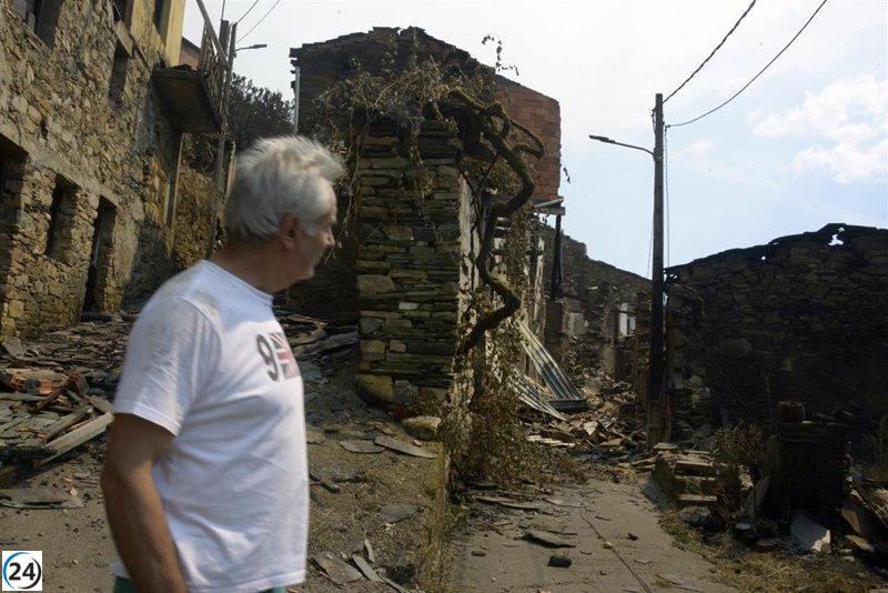 Galicia lucha contra ocho incendios que han devastado más de 68.000 hectáreas.