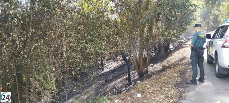 Detenido un sospechoso por provocar incendio en Poio, Pontevedra