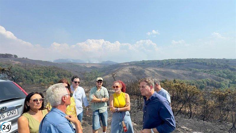 El PSdeG solicitará la presencia de Rueda en el Parlamento para que explique su manejo de los incendios.