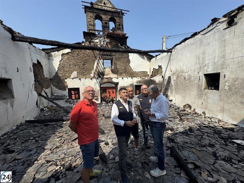 Pedro Blanco critica la paradoja de que la Xunta reduzca recursos para incendios mientras exige más apoyo del Gobierno.