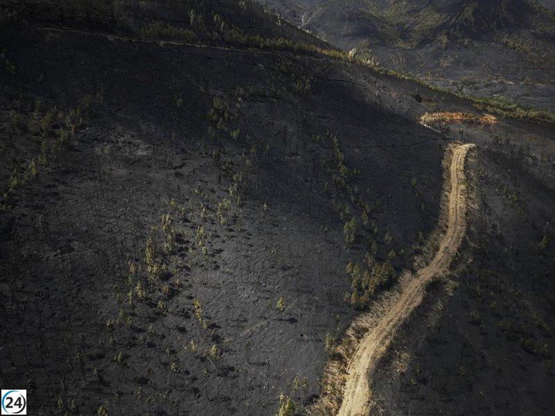 Controlado el incendio de Larouco en Ourense, el más devastador de Galicia con 30.000 hectáreas.