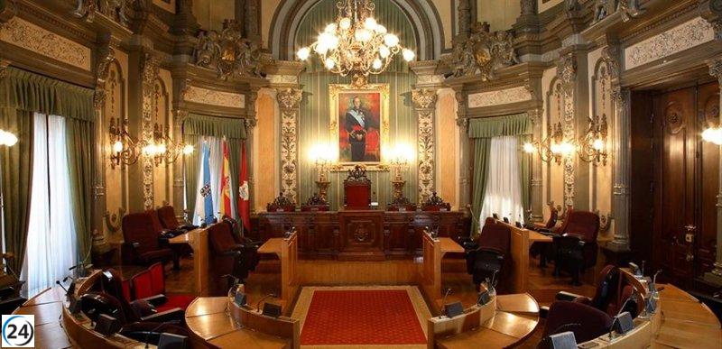 Ourense aprueba sus primeros presupuestos en cinco años, con el PP absteniéndose y PSOE y BNG en contra.