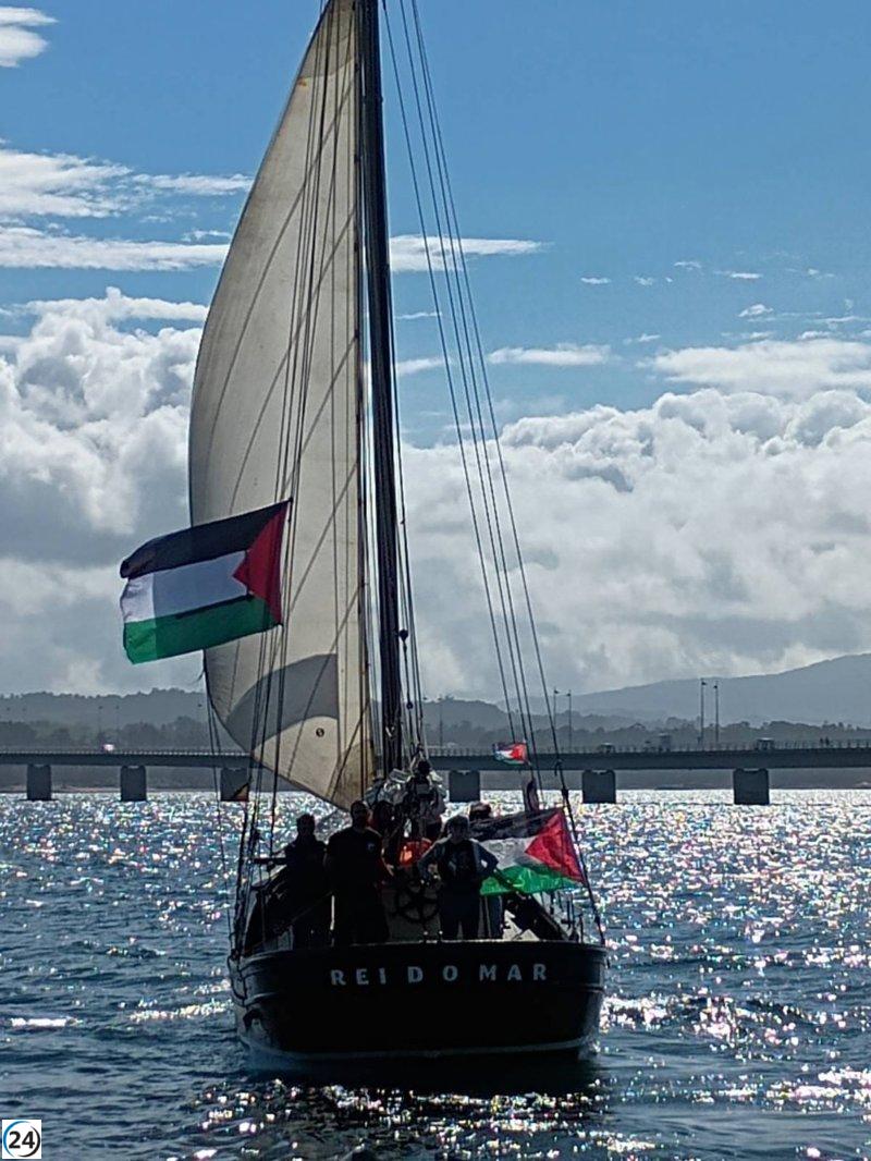 Galicia se une por tierra y mar en respaldo a la Flotilla de Gaza: 