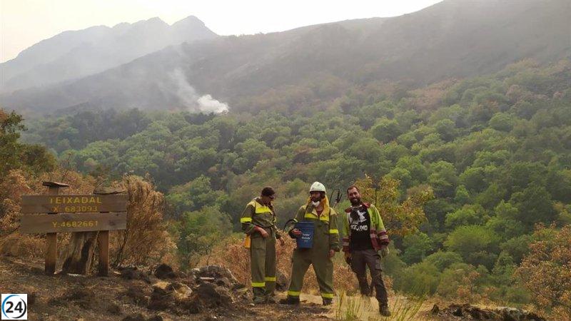 Nuevo incendio devasta Carballeda de Valdeorras tras el fuego que afectó a Trevinca en agosto.