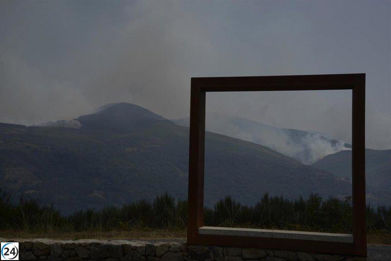 Liberan al sospechoso del devastador incendio en Oímbra durante labores de desbroce.