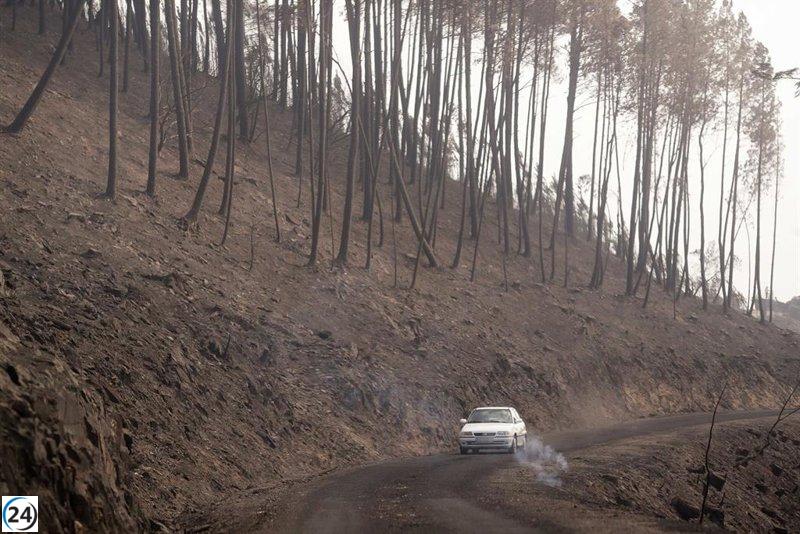 Incendio en O Bolo extinguido tras devastar 273 hectáreas; nuevo fuego declarado en Serra do Xurés.