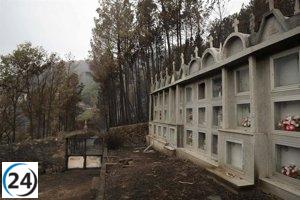 Controlado el incendio en Lobios y estabilizada la situación en Pontón, donde han ardido 2.000 hectáreas.