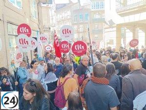 Sindicatos reportan más del 60% de apoyo a la huelga docente; la Xunta lo cifra en solo 14,8%.