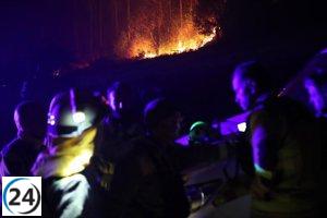 Brigadistas heridos en incendio de Barreiros: dos dados de alta, tres aún hospitalizados.