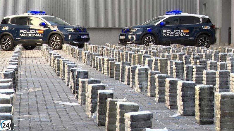 Desmantelan en Galicia una red narcotraficante con 3,6 toneladas de cocaína.