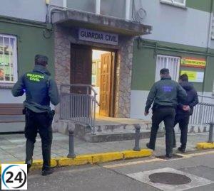Arrestado en Becerreá por provocar un incendio al trabajar sin contrato.